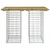 Vrtni stol Gabion Dizajn 100x70x72 cm Impregnirano drvo Bor
