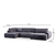 Atelier del Sofa Ugaona garnitura Enjoy Chl-O3-2R, 180x405x150 cm, Antracit