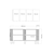 HANAH HOME Komoda Inci KB150 Bohem Sapphire Oak White