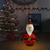 vidaXL Ukrasna božićna figura Djeda Mraza LED luksuzna tkanina 90 cm