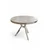 Hanah Home Trpezarijski sto Mos, 90x74x90 cm, Hrom