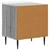 Noćni ormar s ladicama 2 pcs Siva sonoma 43 x 34,5 x 49,5 cm