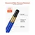 VEVOR Cev za barvanje 25 ft 12x7620 mm modra