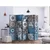 artgeist Paravan Blue Arabesque I, 5-Delni, Akustičen