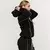 GymBeam Women‘s Varsity Hoodie Black