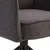 Homestyle4U Jedilna miza in stolčki komplet, 200x100x76 cm, rjava črna siva