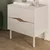 Hanah Home noćni ormarić Marquise, 50 cm, peščar / Deep Oud