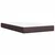 Vidaxl Box spring postelja z vzmetnico temno rjava 120x190 cm blago