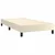 Vidaxl Box spring postelja z vzmetnico krem 100x200 cm umetno usnje
