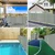 Mreža za privatnost zelena-bijela 1,8 x 25 m HDPE 195 g/m2