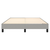 vidaXL Box spring posteljni okvir svetlo siv 140x200 cm blago