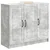 Kreveta Betonska siva 89 x 34,5 x 77 cm Konstruirano drvo