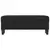 Klupa crna 100 x 35 x 41 cm od mikrovlakana