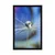 Plakat kapljica rose na barvnem ozadju - 40x60 silver