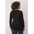 Trendyol Curve Ženska bluza Tbbaw26Af00025, Crna