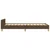 Vidaxl Posteljni okvir brez vzmetnice temno rjav 80x200 cm blago
