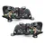 OEM Kristalni farovi Devil Eyes Fiat Stilo Coupe (3vrata) (2001-2008), Crni