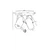 Opviq Luster 2591429, Crni