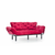 ATELIER DEL SOFA Sofa trosed Nitta Triple Maroon