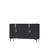 Hanah Home komoda Evva 120, 120 cm, antracit / srebrna