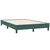 Vidaxl Box spring postelja brez vzmetnico temno zelena 120x210cm žamet