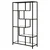 Hanah Home Polica za knjige By-30, 90x172x30 cm, Crna