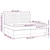 vidaXL Box spring postelja z vzmetnico LED temno rjava 200x200cm blago