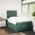 Vidaxl Box spring postelja z vzmetnico temno zelena 120x200 cm žamet