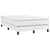 vidaXL Box spring postelja z vzmetnico bel 120x200 cm umetno usnje