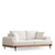 Atelier del Sofa Trosed Eti Oak 98x78x220cm Beli