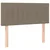 Vidaxl Box spring postelja z vzmetnico taupe 90x200 cm blago