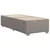 Vidaxl Box spring postelja z vzmetnico taupe 90x200 cm blago