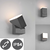 TRIO LIGHTING Zidna LED lampa Avon 270660142, Fasadna, 7W, 9 x 16 cm, Antracit