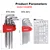 Rubicon Set Torx ključeva RTK-389L, 9 komada