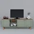 Hanah Home TV Komoda Bohemian 1600-84, 160x56x40 cm, Zelena