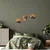 Wallity Zidna dekoracija Free Birds - 333, 25 x 3 x 23 cm, Crna
