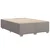 Vidaxl Posteljni okvir brez vzmetnice taupe 140x190 cm blago