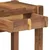 Vidaxl Konzolna miza Rjava 107 x 33 x 76 cm Trdna obnovljena les