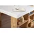 Nordure Stilski radni sto Vesper, 130 x 72 x 50 cm, Beli