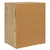 vidaXL Nočna omarica artisan hrast 50 x 36 x 60 cm Konstruiran les