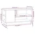 Vidaxl TV omarica medeno rjava 80x35x40,5 cm trdna borovina