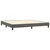 Vidaxl Box spring postelja z vzmetnico temno siva 200x200 cm žamet