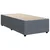 vidaXL Postelja boxspring z vzmetnico Temno siva 80 x 200 cm Žamet