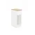 Hanah Home pomoćni sto Truva, 33 cm, hrast Sonoma / beli