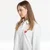 Srajca Comme des Garçons PLAY Shirt Red Emblem Woven UNISEX White L
