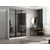 Hanah Home ormar sa reflektujućim staklom Nisa 20637, 135 cm, beli