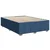 Vidaxl Box spring postelja z vzmetnico modra 140x200 cm blago