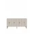Hanah Home komoda Ayshe 150, 150 cm, bela / travertin / srebrna