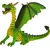 Bullyland Sitting dragon green