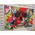 Slika lobanja v graffiti izvedbi - 90x60